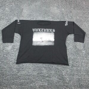 Vultures Shirt Mens 2XL Black Long Sleeve Volume 1 Tracklist Ye Ty Dolla Sign